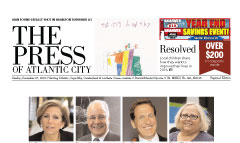 Atlantic City Press newspaper front page