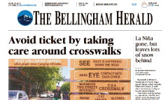 Bellingham Herald newspaper front page