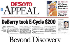 DeSoto Appeal newspaper front page