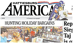 Hattiesburg American newspaper front page