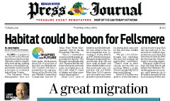 Indian River Press Journal newspaper front page