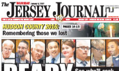 Jersey Journal newspaper front page