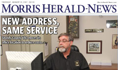 Morris Herald-News-Grundy County newspaper front page