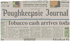 Poughkeepsie Journal newspaper front page