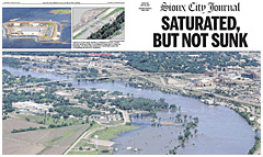 Sioux City Journal newspaper front page