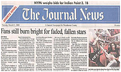 Westchester Journal News newspaper front page