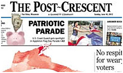 Appleton Post-Crescent newspaper front page
