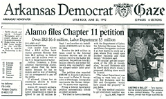 Arkansas Democrat-Gazette newspaper front page