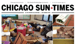 Chicago Sun-Times newspaper front page