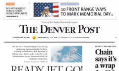 The Denver Post newspaper front page
