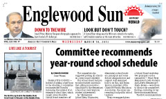 Englewood Sun newspaper front page