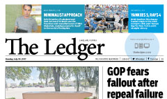 Lakeland Ledger newspaper front page