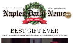 Naples Daily News newspaper front page