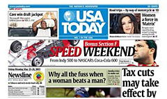 USA TODAY newspaper front page