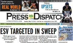 Daily Press newspaper front page